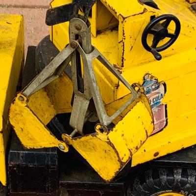 LOT 303: Set of Two (2) Vintage Tonka Toy Construction Vehicles- Dump Truck and Crane