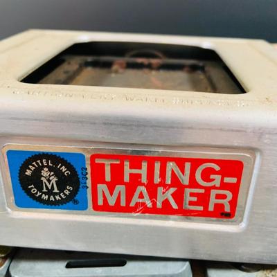 LOT 305: Very Rare Mattel Every Thingmaker Play Set with Molds, Maker, Plastic Goop Bottles and Much More