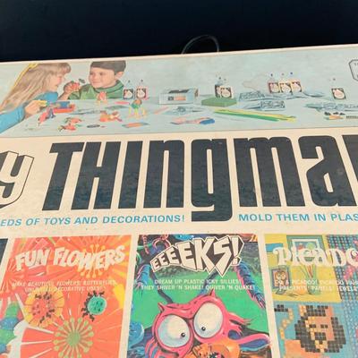 LOT 305: Very Rare Mattel Every Thingmaker Play Set with Molds, Maker, Plastic Goop Bottles and Much More