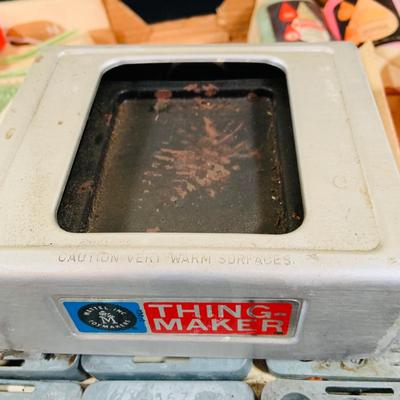 LOT 305: Very Rare Mattel Every Thingmaker Play Set with Molds, Maker, Plastic Goop Bottles and Much More