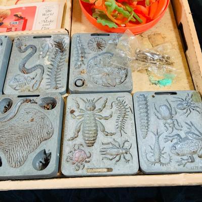 LOT 305: Very Rare Mattel Every Thingmaker Play Set with Molds, Maker, Plastic Goop Bottles and Much More