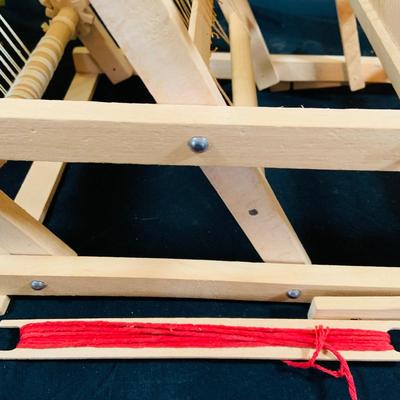 LOT 306: Hubley Toys Tic-Toy Clock Take Apart Clock Puzzle In Original Package and a Kay an EE Wood Weaving Loom In Original Box