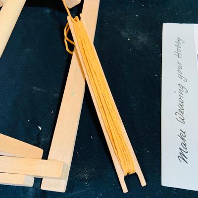 LOT 306: Hubley Toys Tic-Toy Clock Take Apart Clock Puzzle In Original Package and a Kay an EE Wood Weaving Loom In Original Box