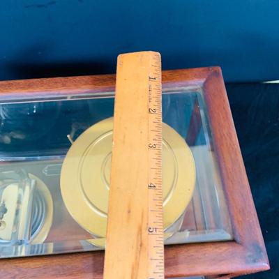 LOT 298; Antique Taylor Instruments Barograph Recording Barometer with Wood and Glass Case, Paper Ink and More