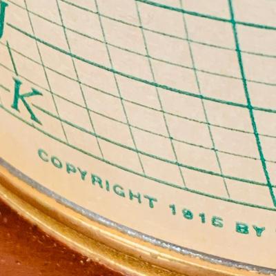 LOT 298; Antique Taylor Instruments Barograph Recording Barometer with Wood and Glass Case, Paper Ink and More