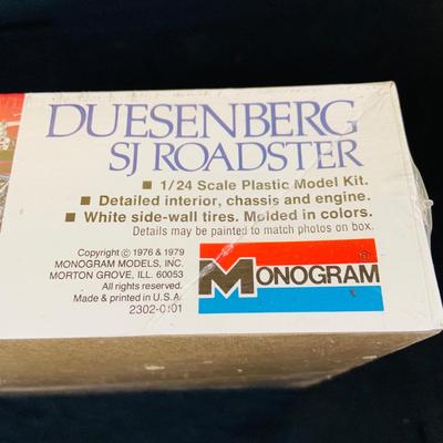 LOT 299: Testors/ Italeri 1934 Rolls-Royce Phantom II Model and Monogram Duesenberg SJ Roadster In Unopened Boxes and a 48 Ford Coup Die...