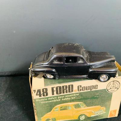 LOT 299: Testors/ Italeri 1934 Rolls-Royce Phantom II Model and Monogram Duesenberg SJ Roadster In Unopened Boxes and a 48 Ford Coup Die...