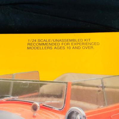 LOT 299: Testors/ Italeri 1934 Rolls-Royce Phantom II Model and Monogram Duesenberg SJ Roadster In Unopened Boxes and a 48 Ford Coup Die...