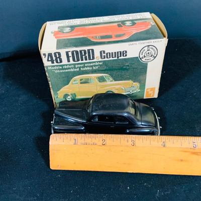 LOT 299: Testors/ Italeri 1934 Rolls-Royce Phantom II Model and Monogram Duesenberg SJ Roadster In Unopened Boxes and a 48 Ford Coup Die...