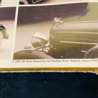 LOT 300: 1922 Cadillac Fleetwood V-16 Testor 1985 Model Kit ad Monogram Classic Rolls-Royce Roadster 1982 Model Kit In Unopened Boxes