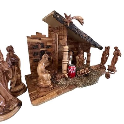Home decor - Dining Room - Jeruselum Olive wood nativity -