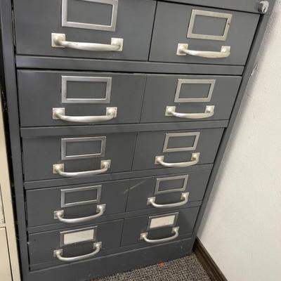 Quality TAB 2 x 5 Drawer, Card File Cabinet