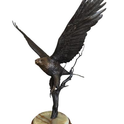 Art- Bronze Eagle - "Above The Allagash" Scott Stearman