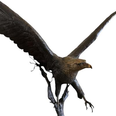 Art- Bronze Eagle - "Above The Allagash" Scott Stearman