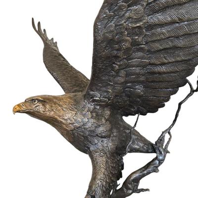 Art- Bronze Eagle - "Above The Allagash" Scott Stearman
