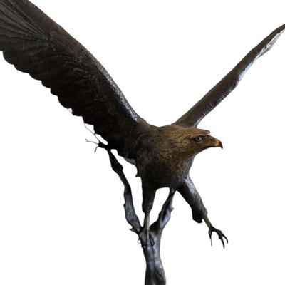 Art- Bronze Eagle - "Above The Allagash" Scott Stearman