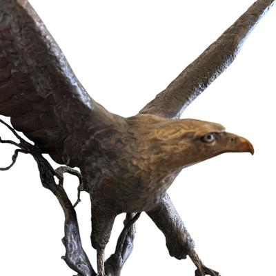 Art- Bronze Eagle - "Above The Allagash" Scott Stearman