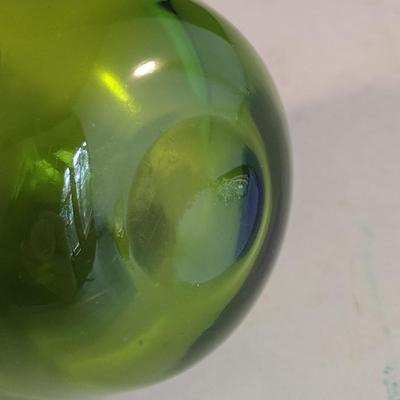 Art Glass Green Apple- Possibly Blenko