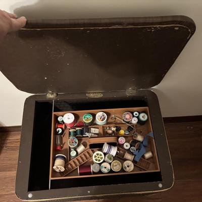 Vintage Hawkeye Sewing Box