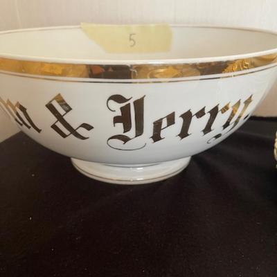 Mid Century Modern Tom and Jerry Bowl