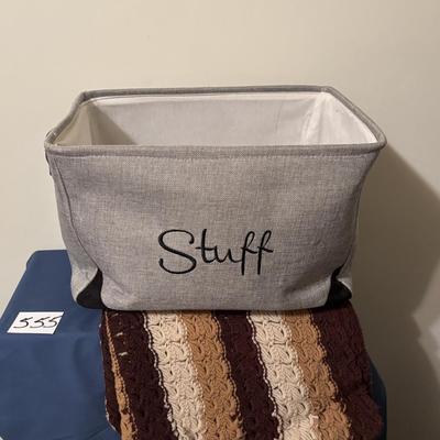 Afghan and Basket