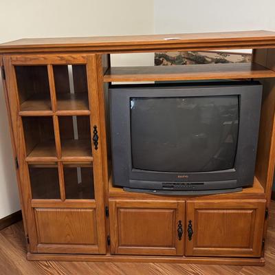 Entertainment Center-TV is not included