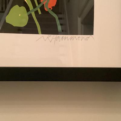 501 Nancy Hammond Signed and Numbered Lithograph “Nasturtium”