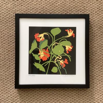 501 Nancy Hammond Signed and Numbered Lithograph “Nasturtium”