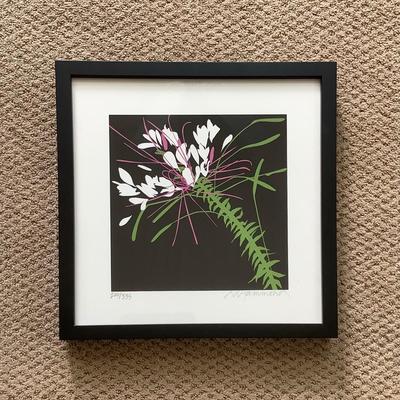504 Nancy Hammond Signed and Numbered Lithograph “Cleome”