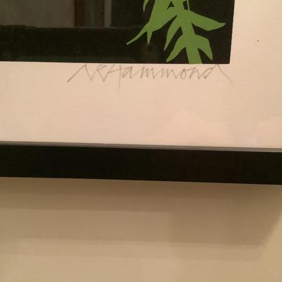 504 Nancy Hammond Signed and Numbered Lithograph “Cleome”