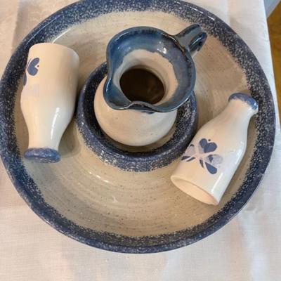 Dip Plater Pitcher and Salt & Pepper Shakers