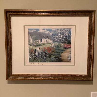 510 "Sunday Morning" Framed Print Signed .Chun