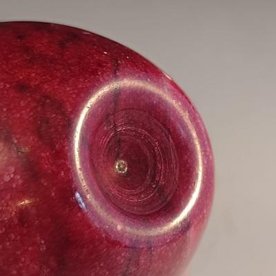Marble/Stone Decorative Apple- Approx 3 3/4' Tall