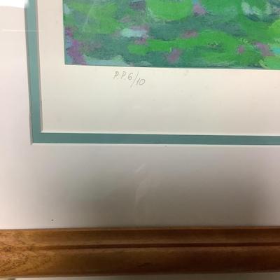 517 Jan Parker "Garden Shadows" Original Serigraph