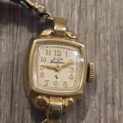 Anting 10k Gold Filled Elgin Watch