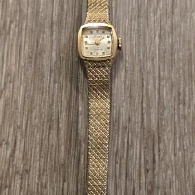 Vintage 10k Rolled Gold Plate Traditional 17 Jewel Watch