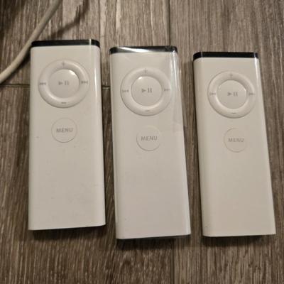Apple Web Camera and 3 Apple Remotes