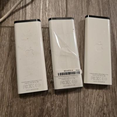 Apple Web Camera and 3 Apple Remotes