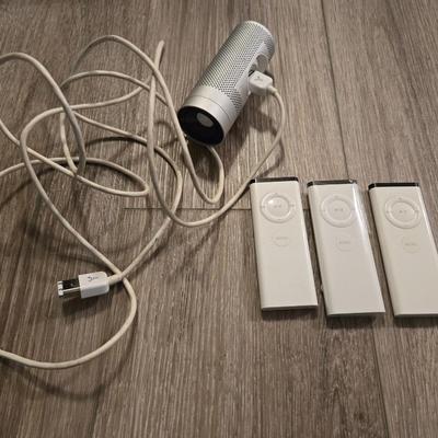 Apple Web Camera and 3 Apple Remotes