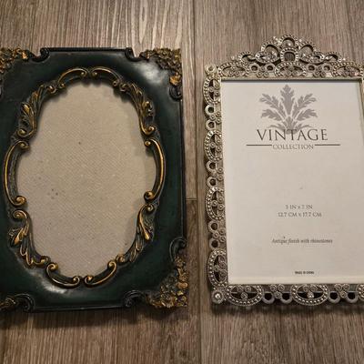 (2) Tabletop Picture Frames