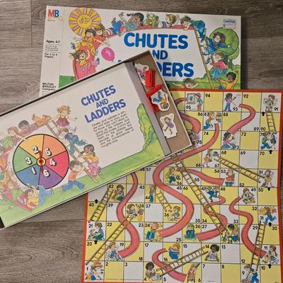 Vintage Chutes and Ladders Board Game