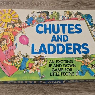 Vintage Chutes and Ladders Board Game