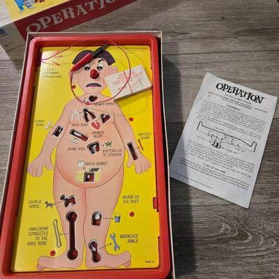 Vintage 1960s Operation Game
