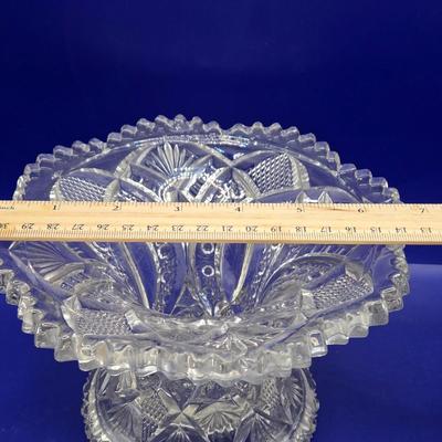 LOT 2L: Crystal Candy Dishes, Bowls, Creamer/Sugar, and Other Pieces