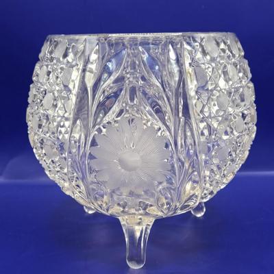 LOT 2L: Crystal Candy Dishes, Bowls, Creamer/Sugar, and Other Pieces