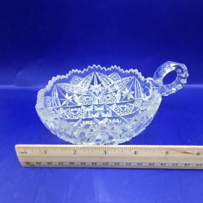 LOT 7L: Various Pieces of Crystal and Glass Including Trifle Bowl, Dessert Bowls, & Candy Dishes