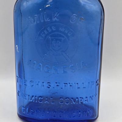 LOT 8L: Bottles, Miniature Bottles, Jar, Small Pitcher, Milk of Magnesia Bottle, and More