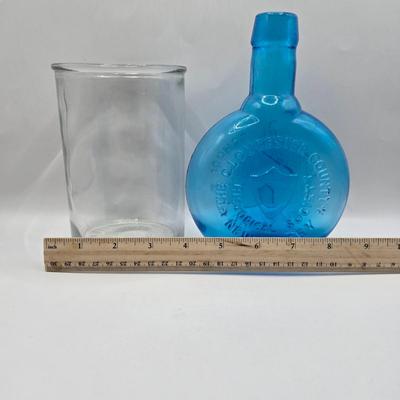 LOT 8L: Bottles, Miniature Bottles, Jar, Small Pitcher, Milk of Magnesia Bottle, and More