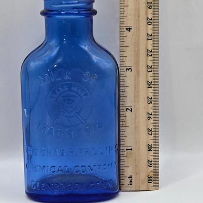 LOT 8L: Bottles, Miniature Bottles, Jar, Small Pitcher, Milk of Magnesia Bottle, and More