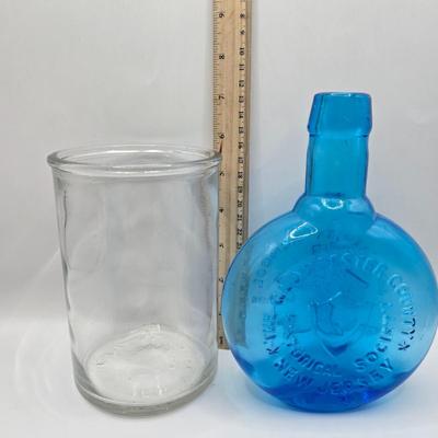 LOT 8L: Bottles, Miniature Bottles, Jar, Small Pitcher, Milk of Magnesia Bottle, and More